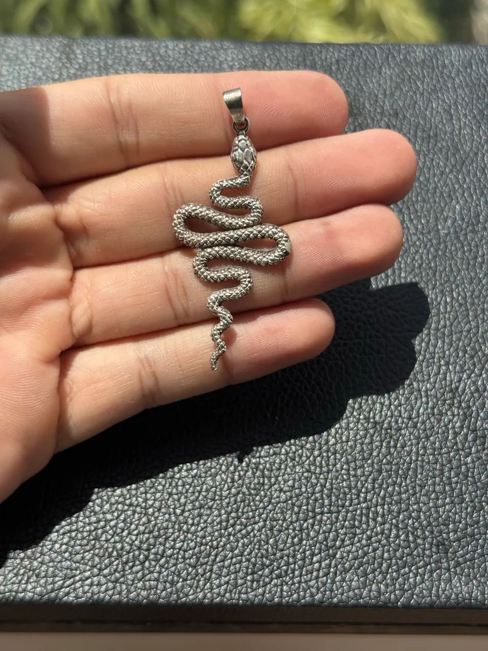 Pingente serpente prata 925 - Foto 2