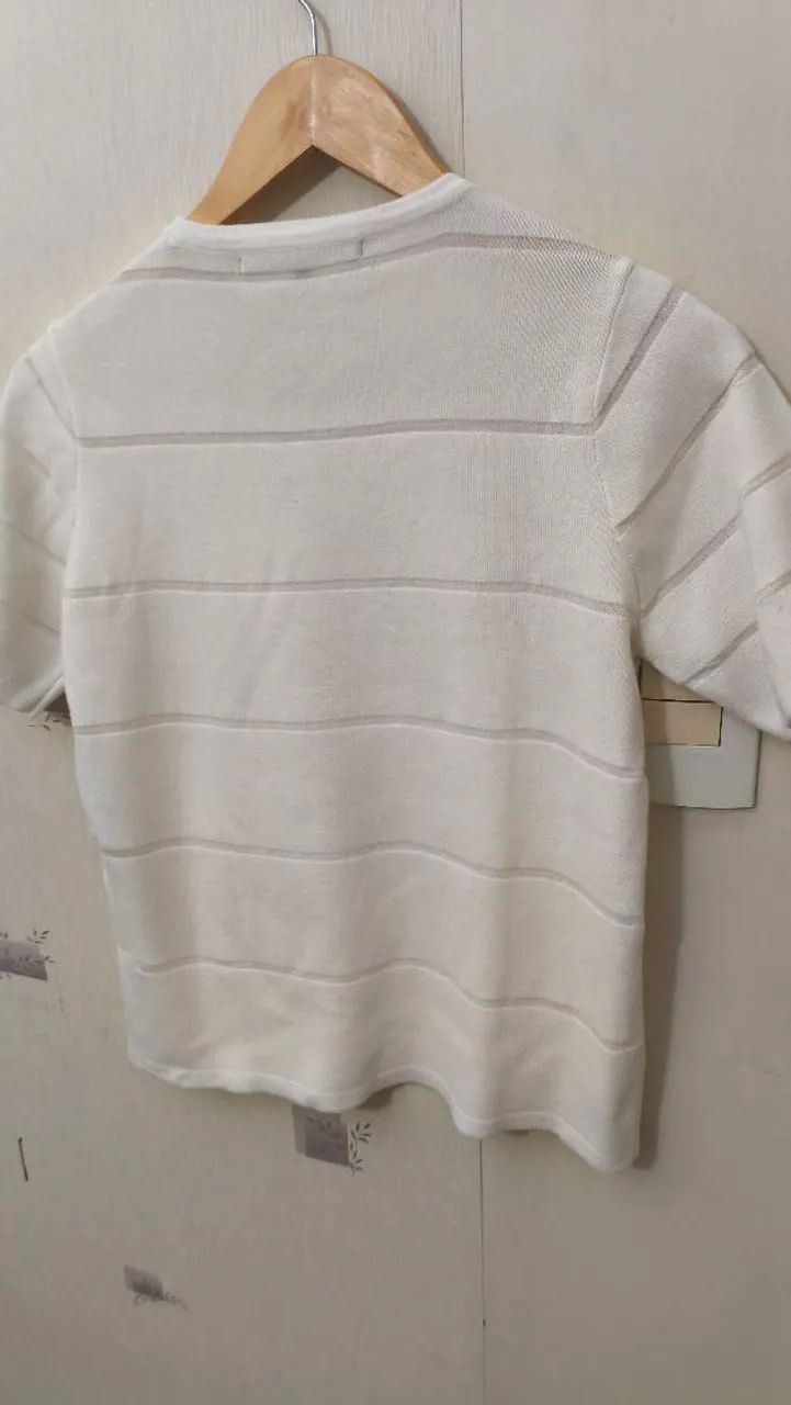 SHOULDER TRICO BLUSA TAM P 44 - Foto 4