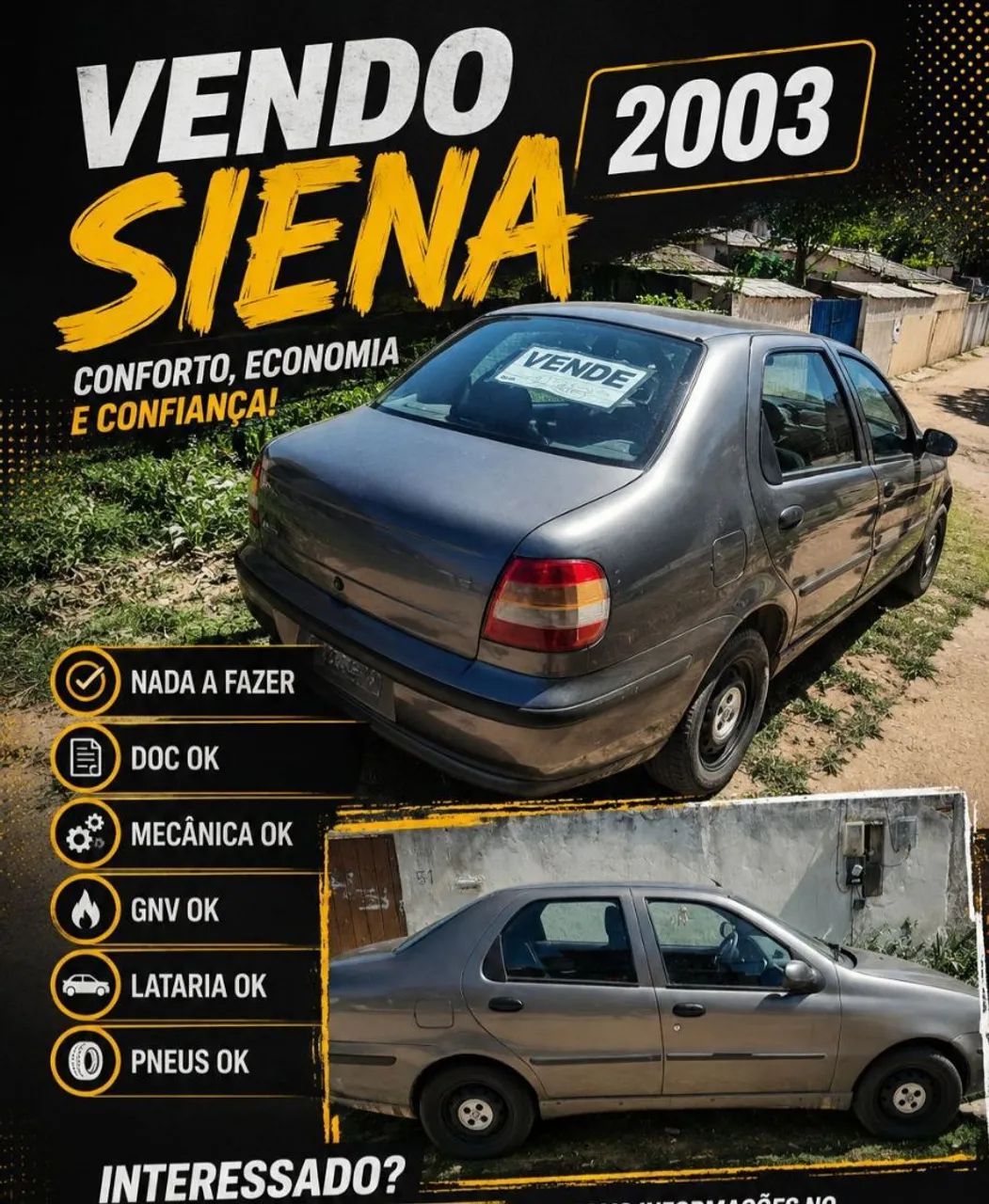 Fiat Siena 1.0/ EX 1.0 MPI Fire/ Fire Flex 8V 2003