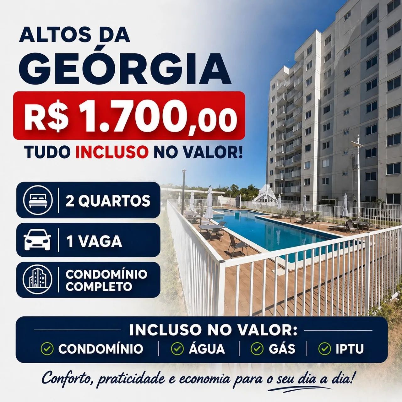 Alugo apartamento novo - Foto 2