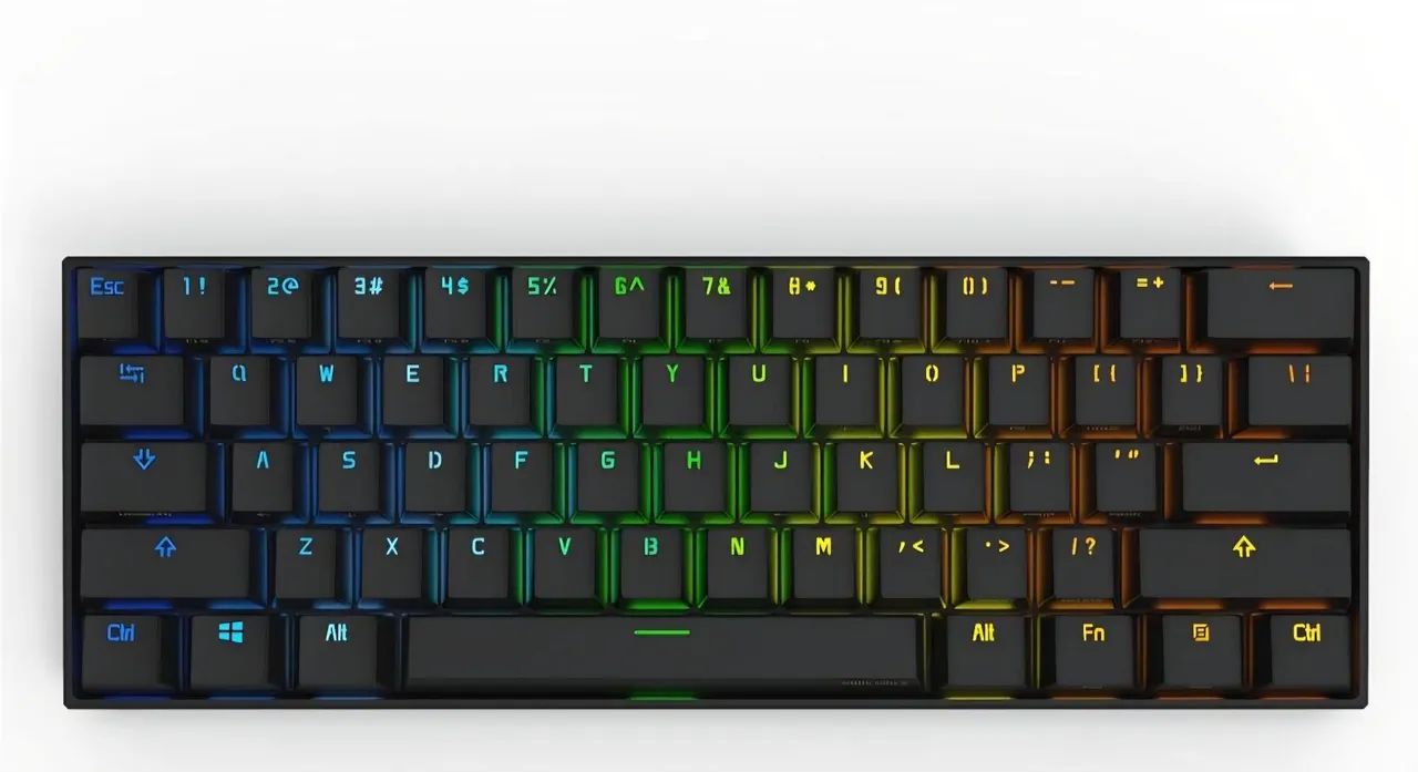 Teclado ane 2 pro 60% RGB bluetooth 