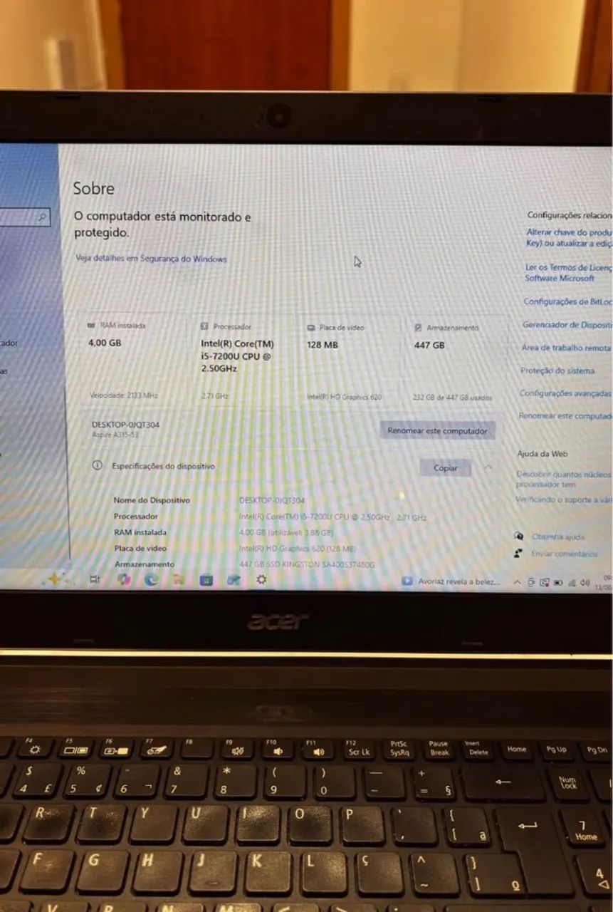Notebook Acer i5 - Foto 3
