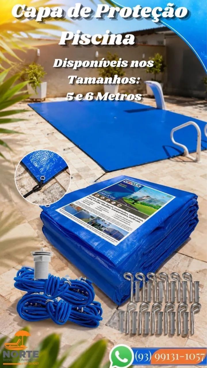 Capa de proteção para piscina  - Foto 2