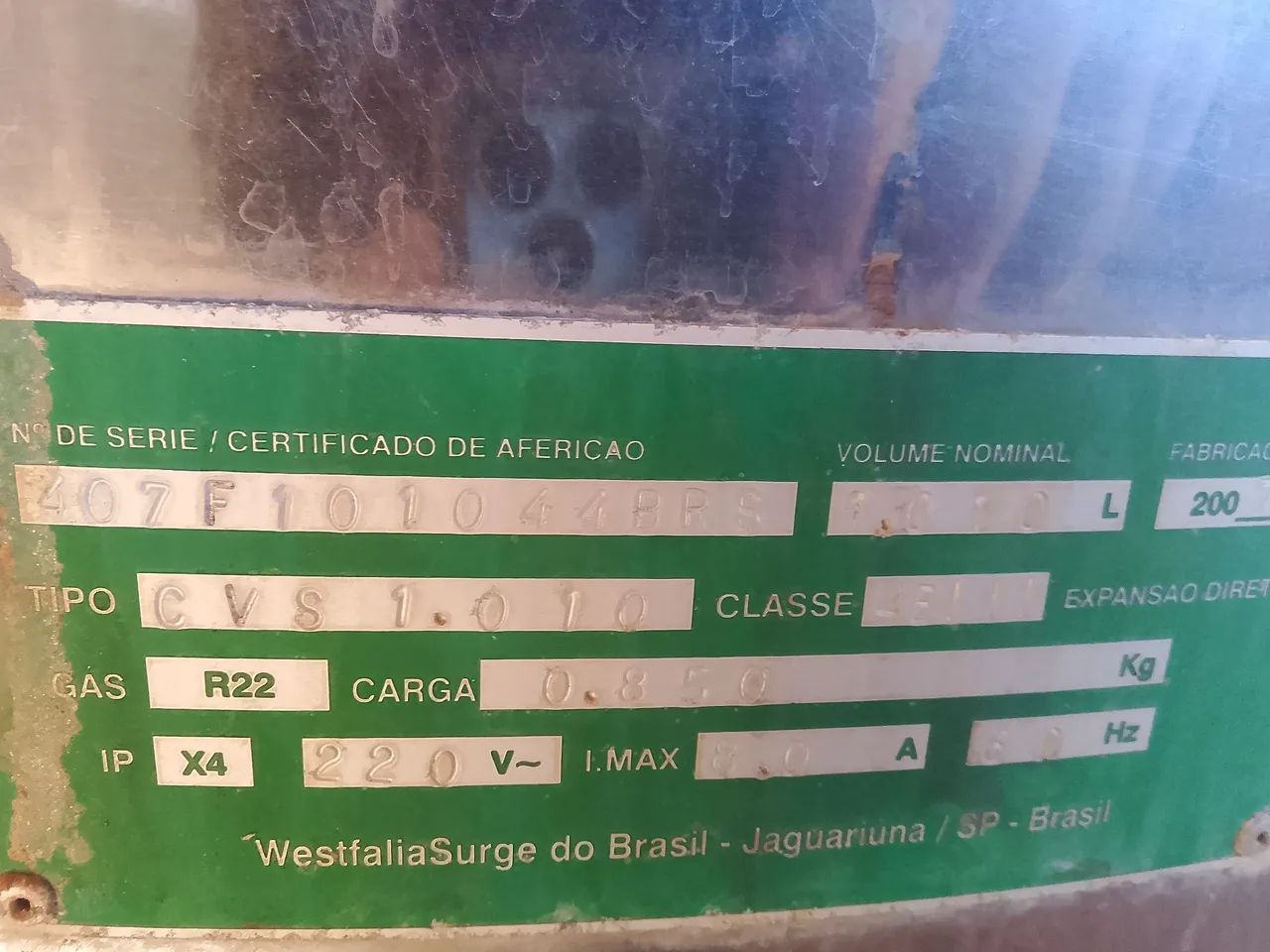 Vende_se resfriado de leite 1000 litros de capacidade  - Foto 5