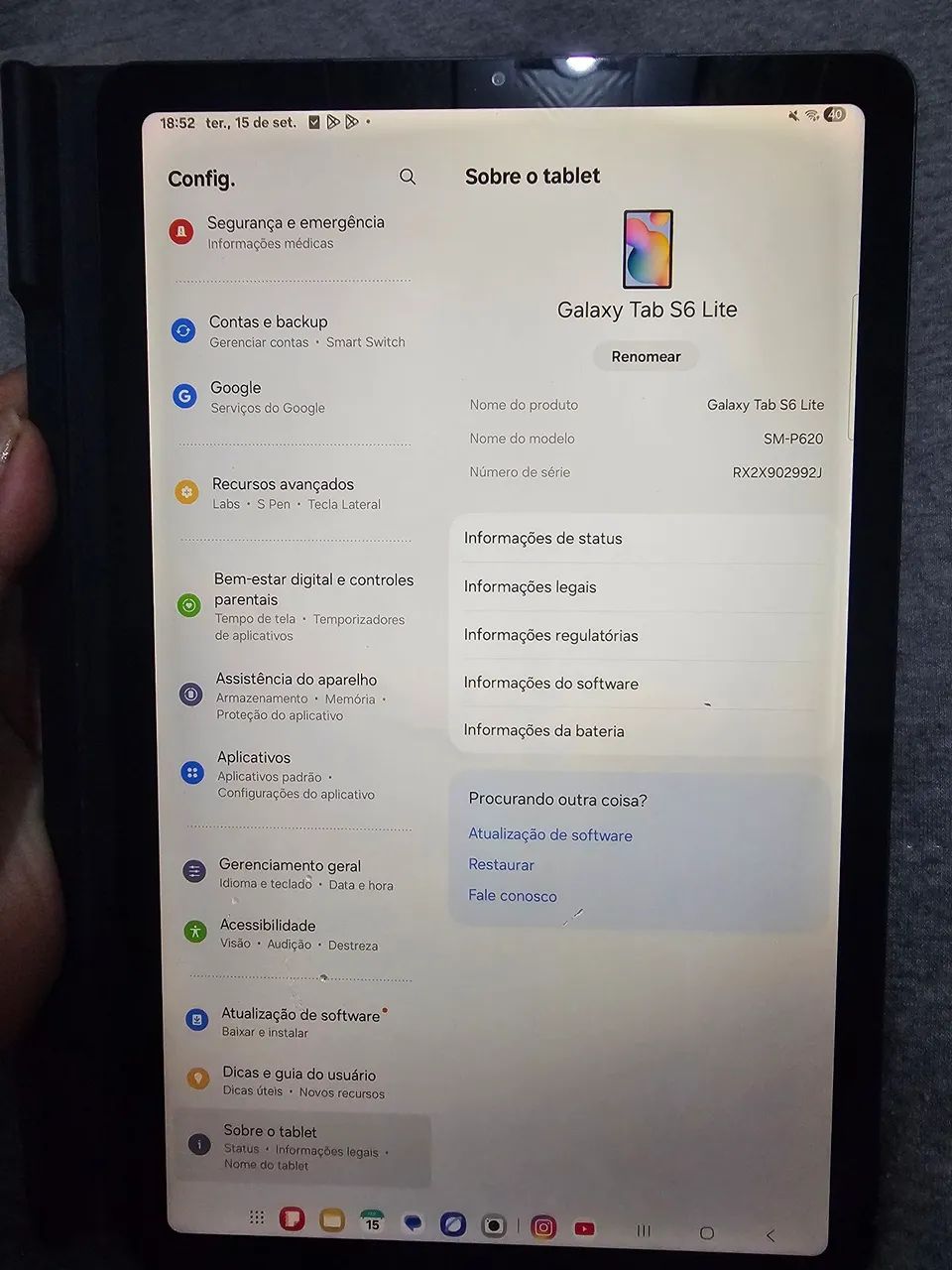 Tablet Samsung S6 lite 64gb - Foto 2
