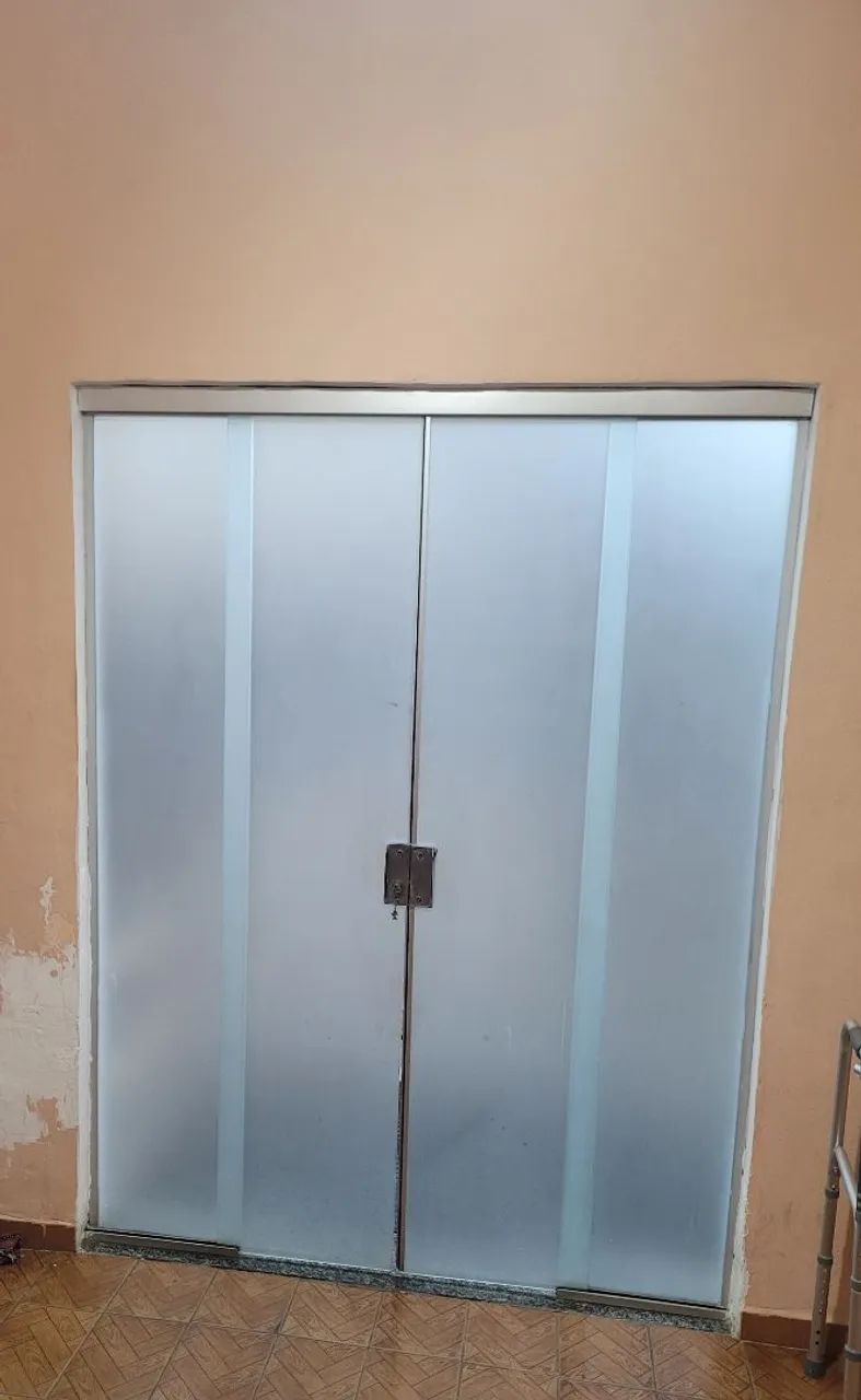 Porta de blindex 4folhas. - Foto 4