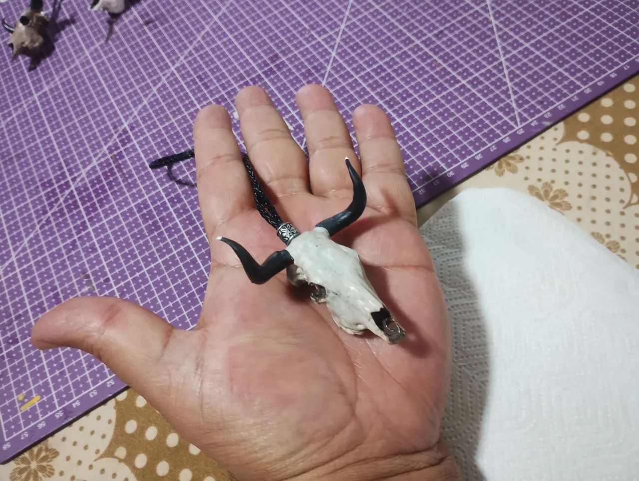 Crânio de boi para retrovisor interno  - Foto 3