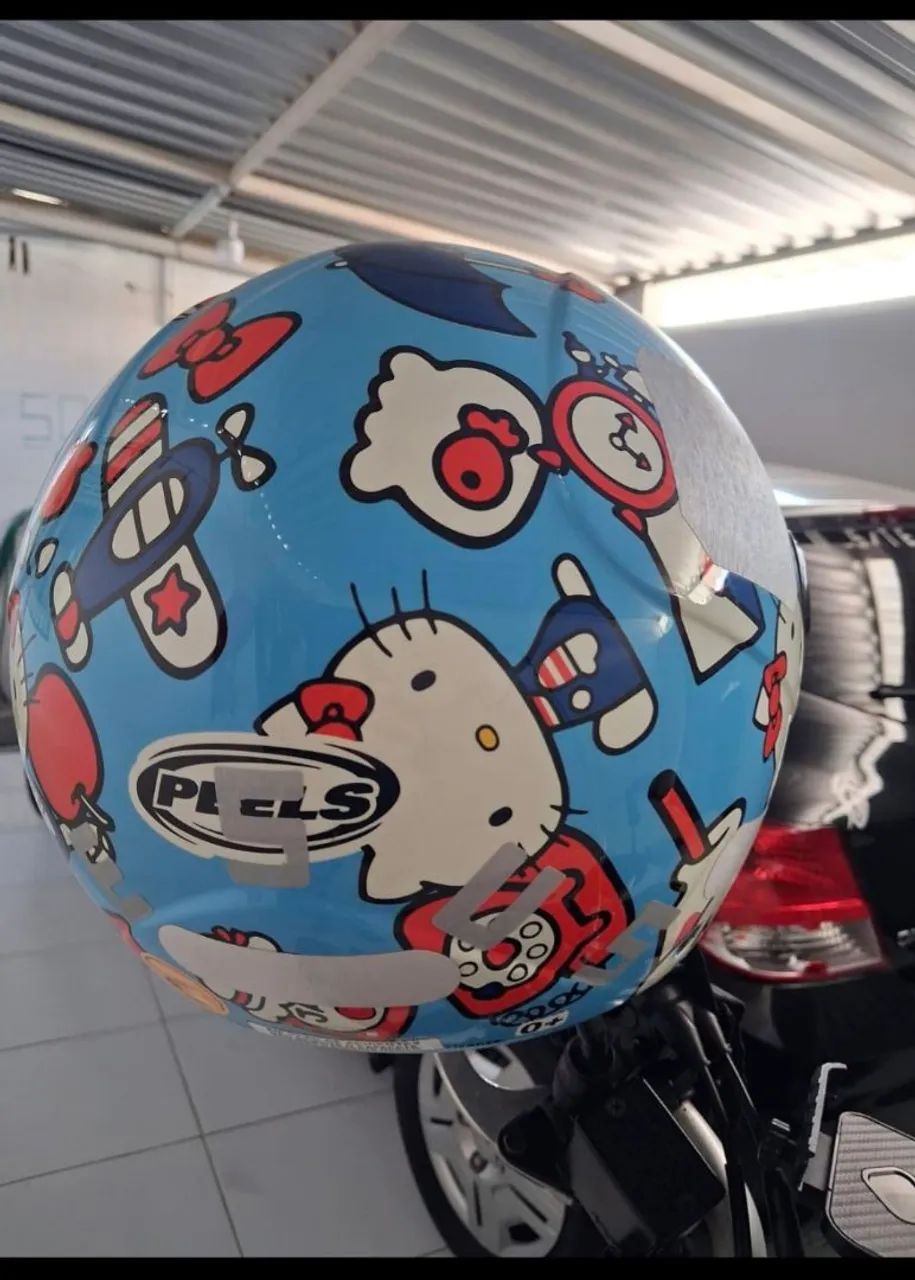 Vendo esse capacete peels ceme novo tamanho 58 - Foto 3
