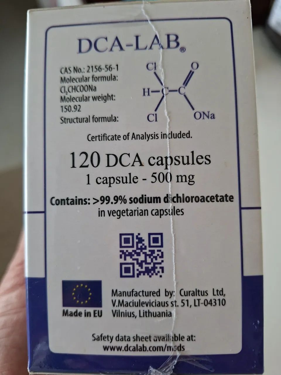 DCA - dicloroacetato de sódio importado na caixa  - Foto 2