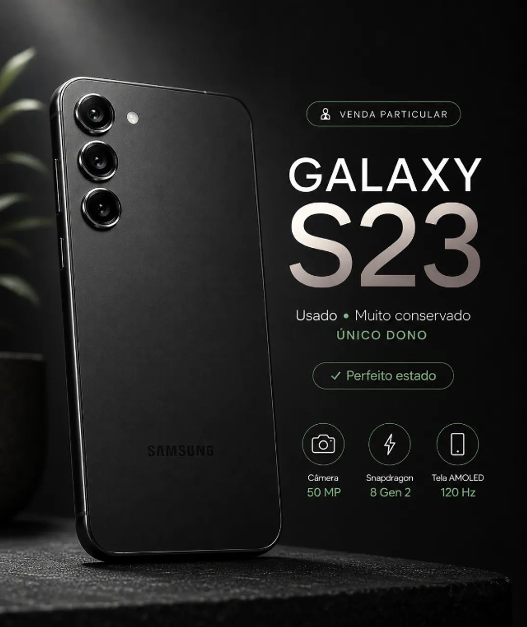 Samsung Galaxy S23 Preto 256GB SEM DEFEITOS - Perfeito - Foto 5