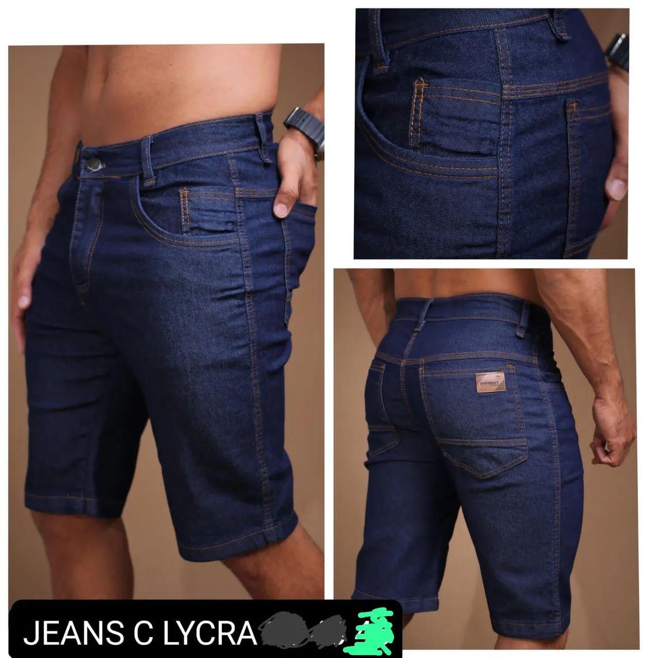 Bermudas Jeans e Brim