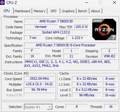 Ryzen 7 5800x3d - Foto 3