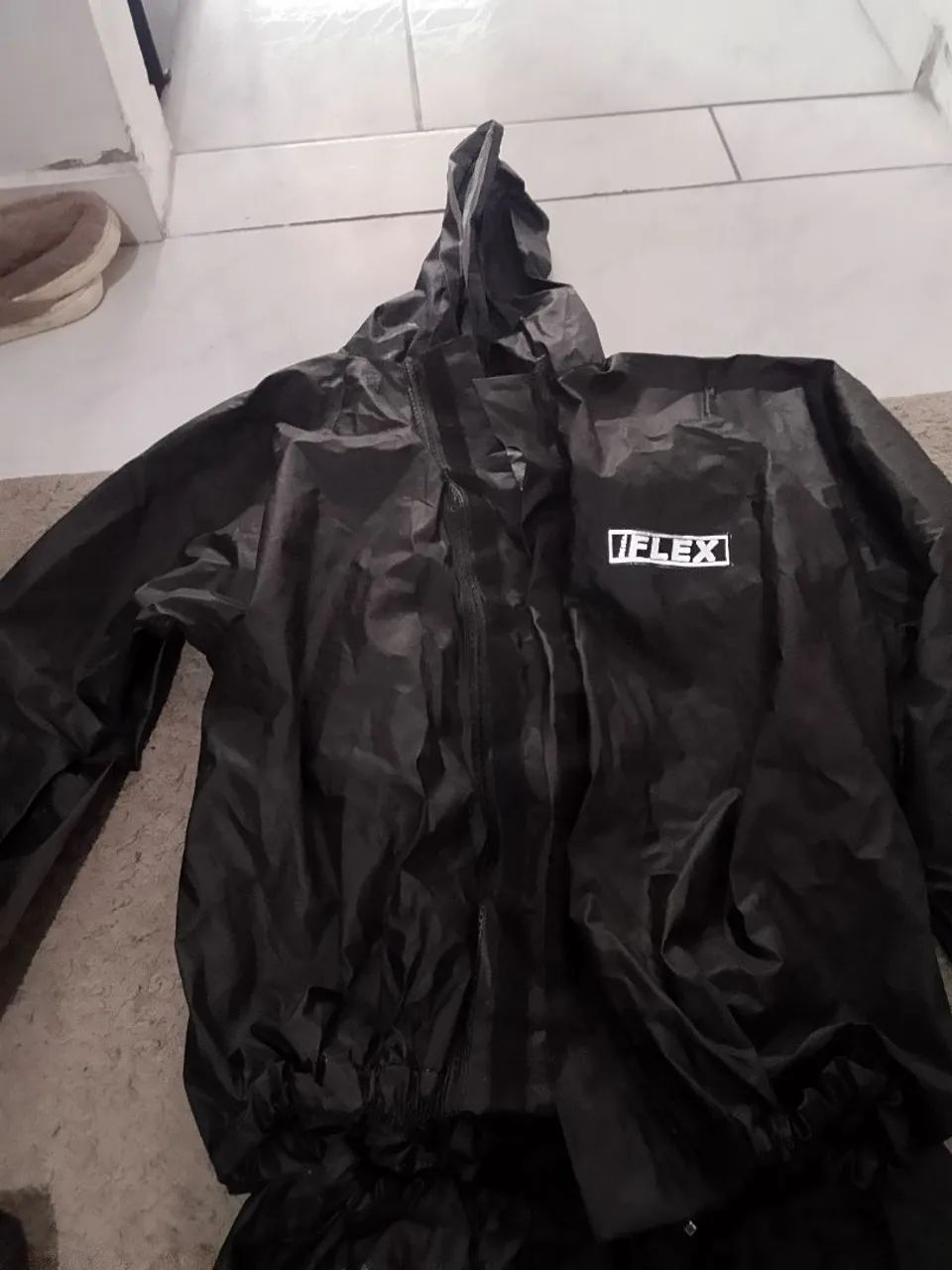 Conjunto capa de chuva completo para motoboy 