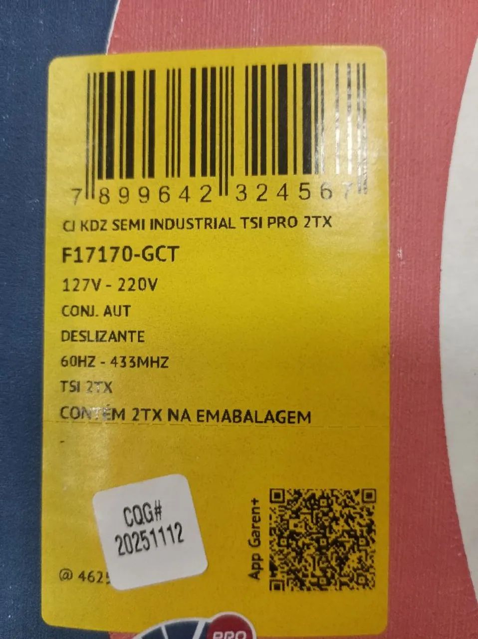 MOTOR PARA PORTÃO GAREN KDZ SEMI INDUSTRIAL TSI PRO  4 SEGUNDOS COM INSTALAÇÃO JÁ INCLUSA  - Foto 3