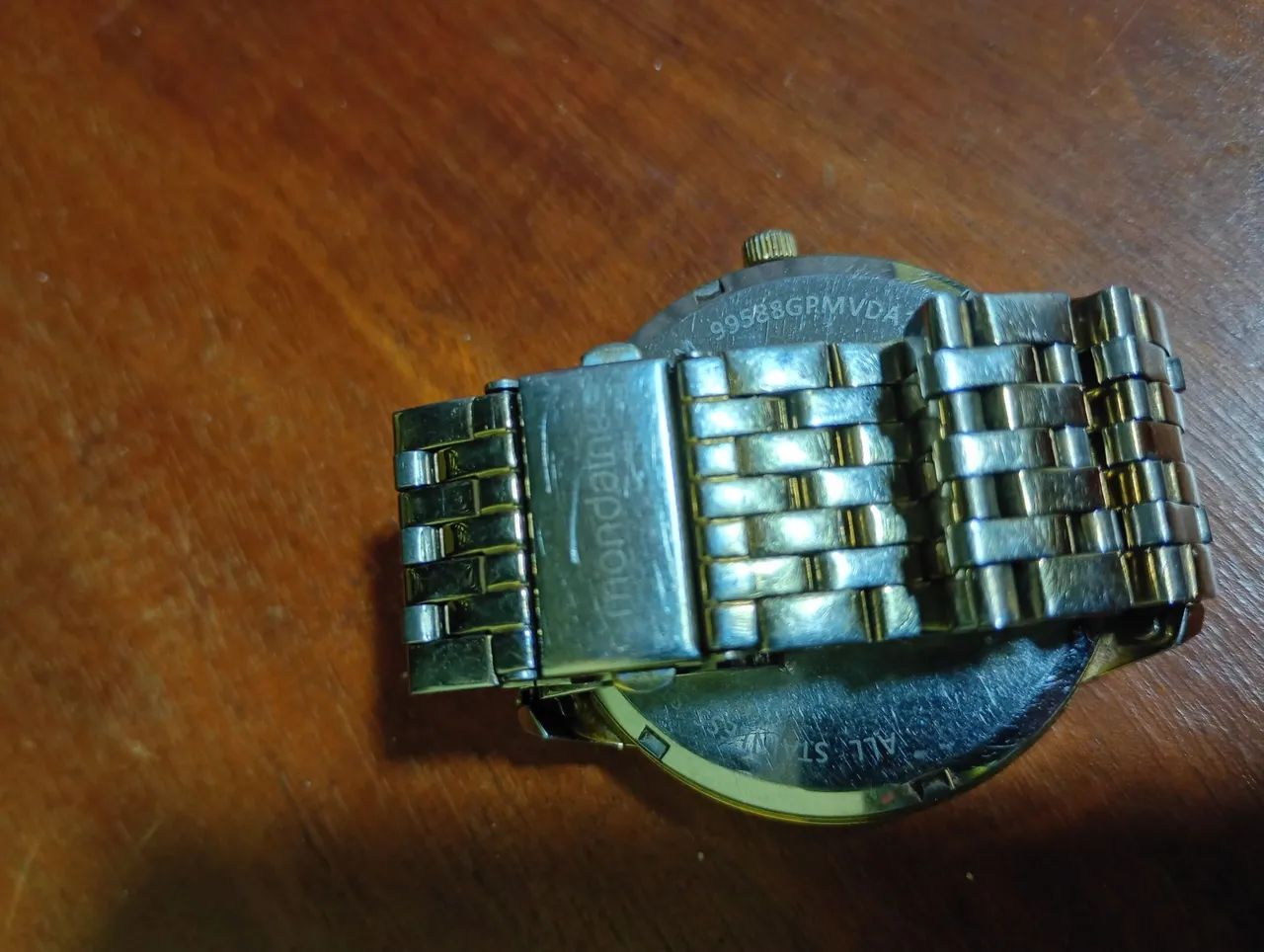 Relógio Mondaine Dourado Usado - Foto 3