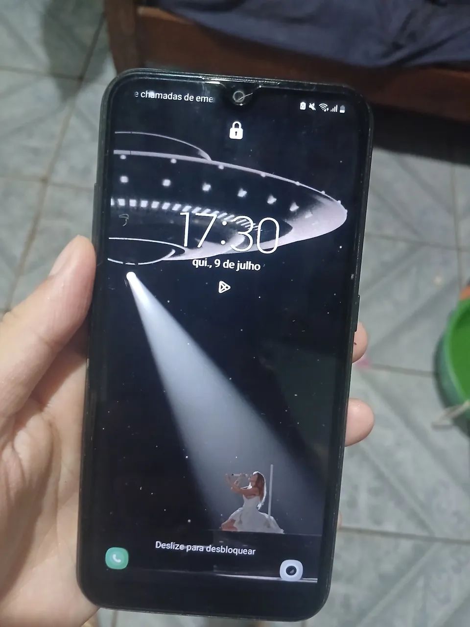 SAMSUNG A01 32GB/ QUEBRA GALHO