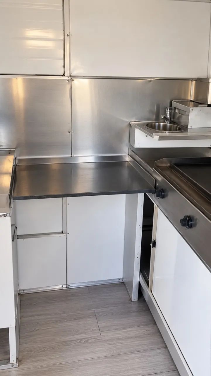 Trailer completo para lanches - pronto para trabalhar - Foto 3