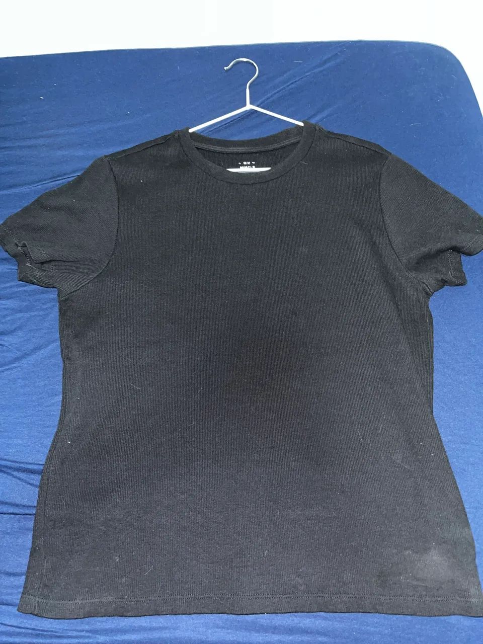 CAMISA PRETA CANELADA M - Foto 2