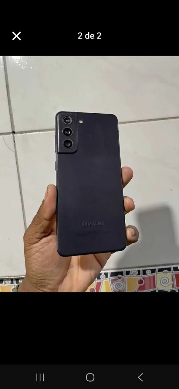 galaxy s21fe 5g com nfc vendo ou troco - Foto 3