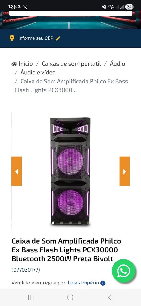  SOM PCX30000 ALTA POTÊNCIA E QUALIDADE!  - Foto 2