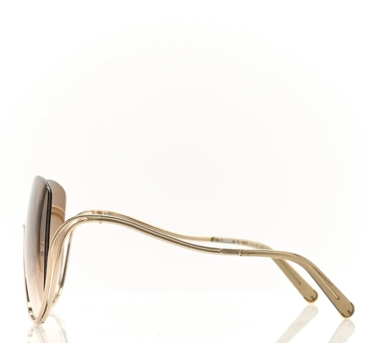 Auténtico de óculos de sol CHLOE Oversized Round Milla CE125S - Foto 3