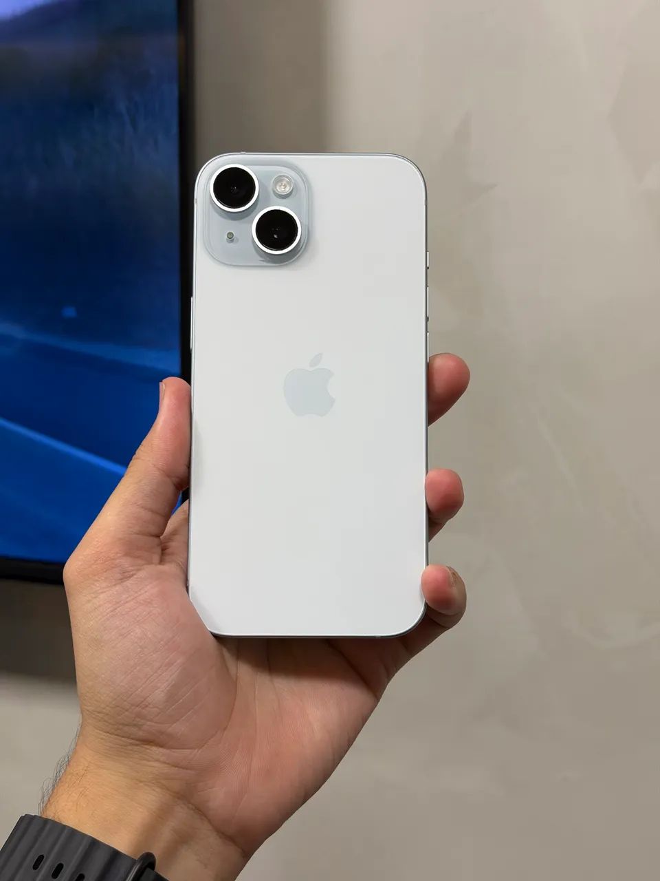 iPhone 15 128gb Azul impecavel  Garantia - Foto 4