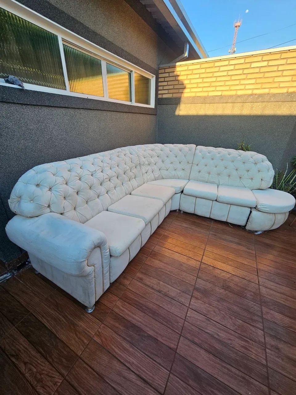 Sofá de Canto Capitone! SÓ CHAMAR SE FOR COMPRAR