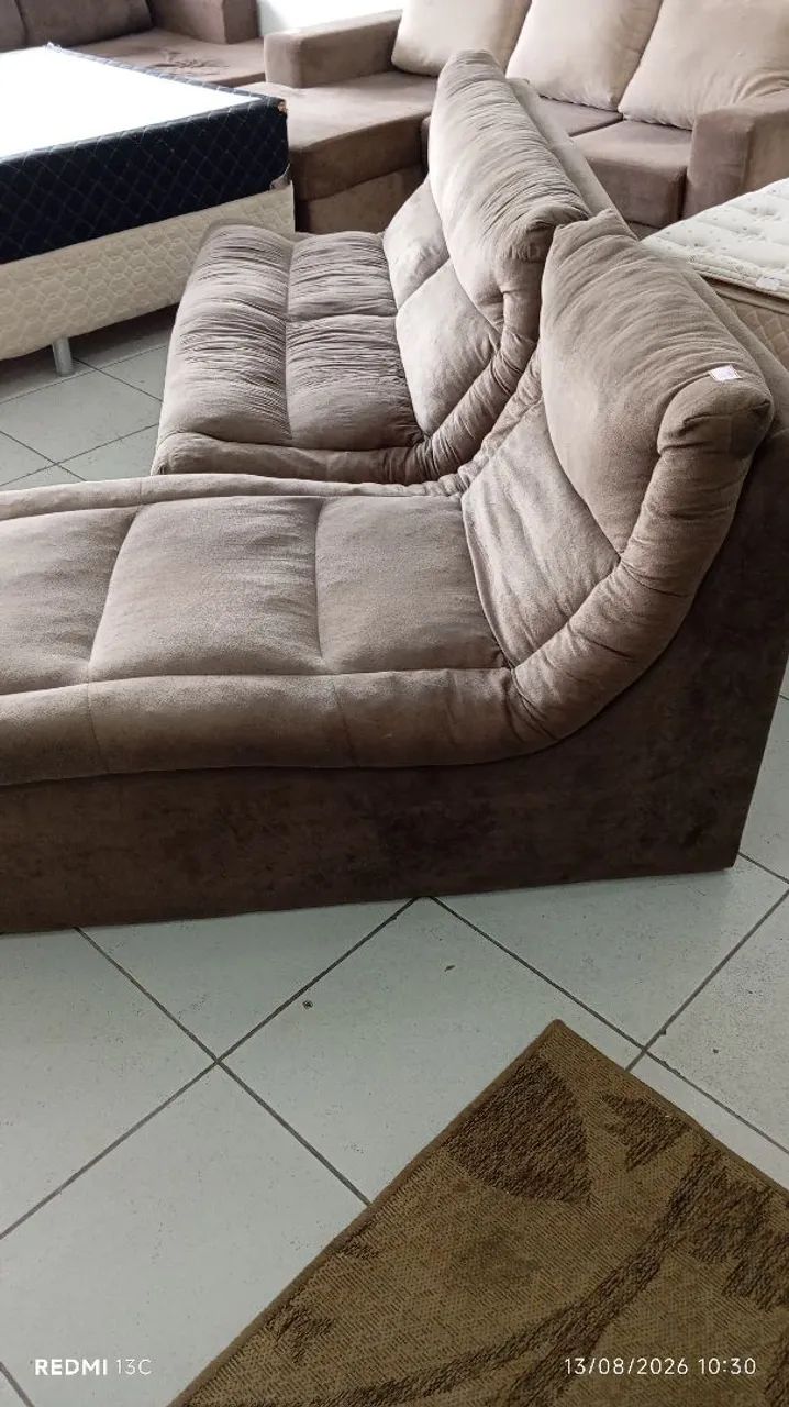 Vendo sofá com chaise de canto - Foto 2