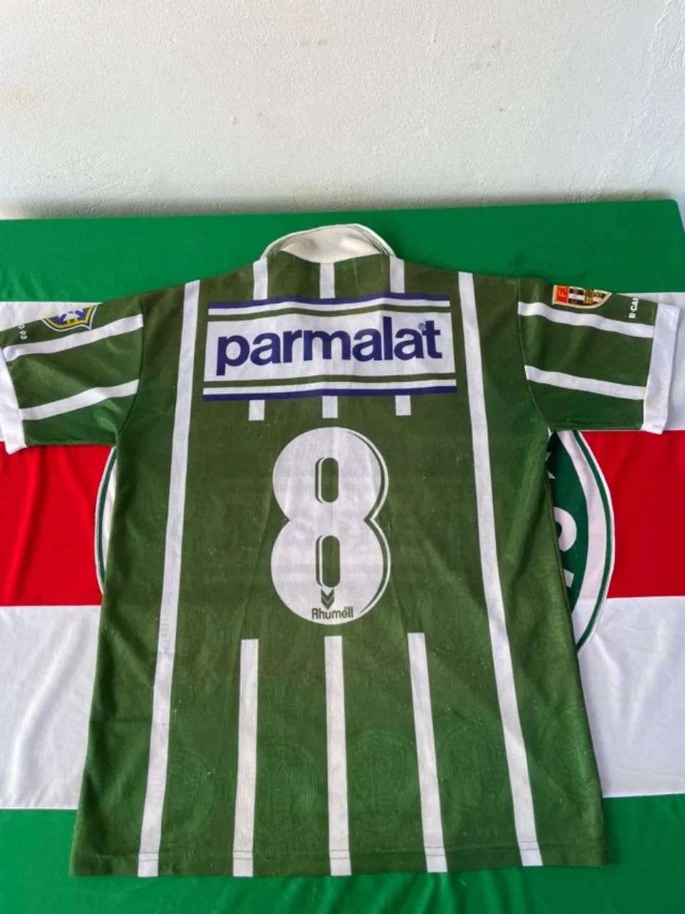 Camisa Palmeiras Parmalat 1993/94 - Tamanho G - Foto 3
