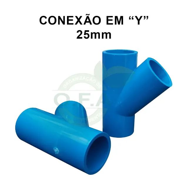 Conexões 3/4 Em Y Pvc - Kit C/2 Unidades