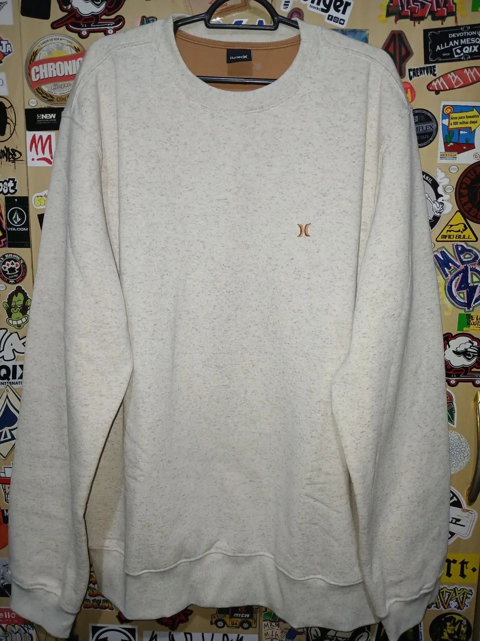 Blusa moletom hurley novo GG 