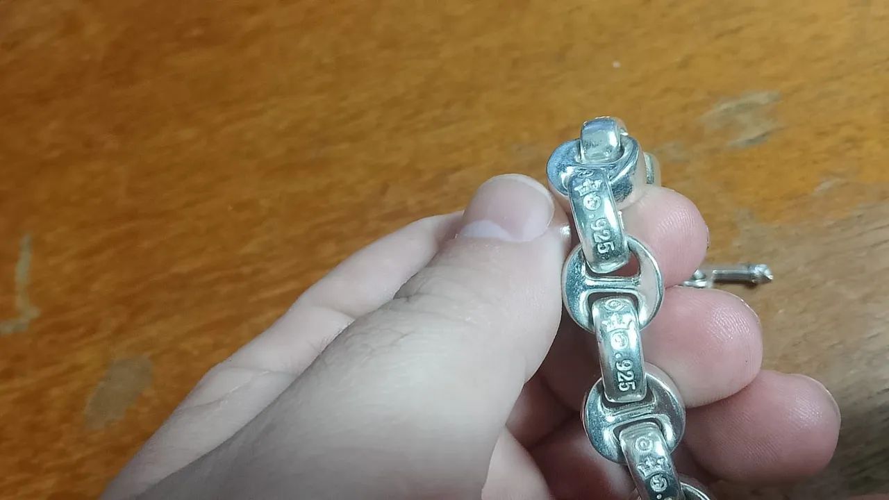 Vende se pulseira de prata - Foto 3