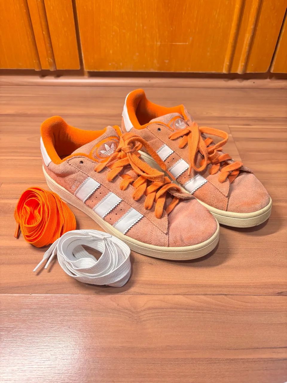 Tênis adidas campus laranja - Foto 3