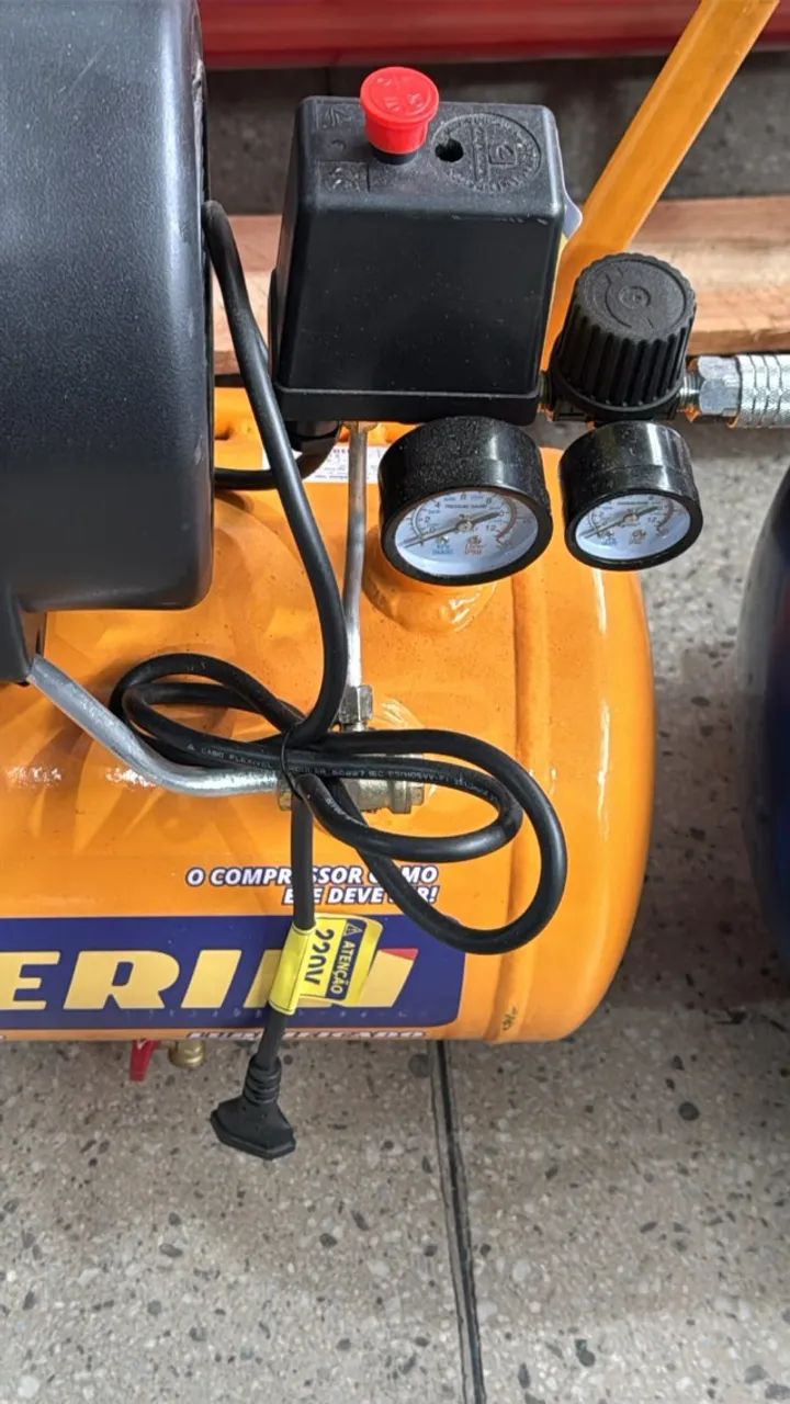 COMPRESSOR DE AR 7.6 PES 21LT 2CV 220V - 22843 - CHIAPERINI - Foto 2