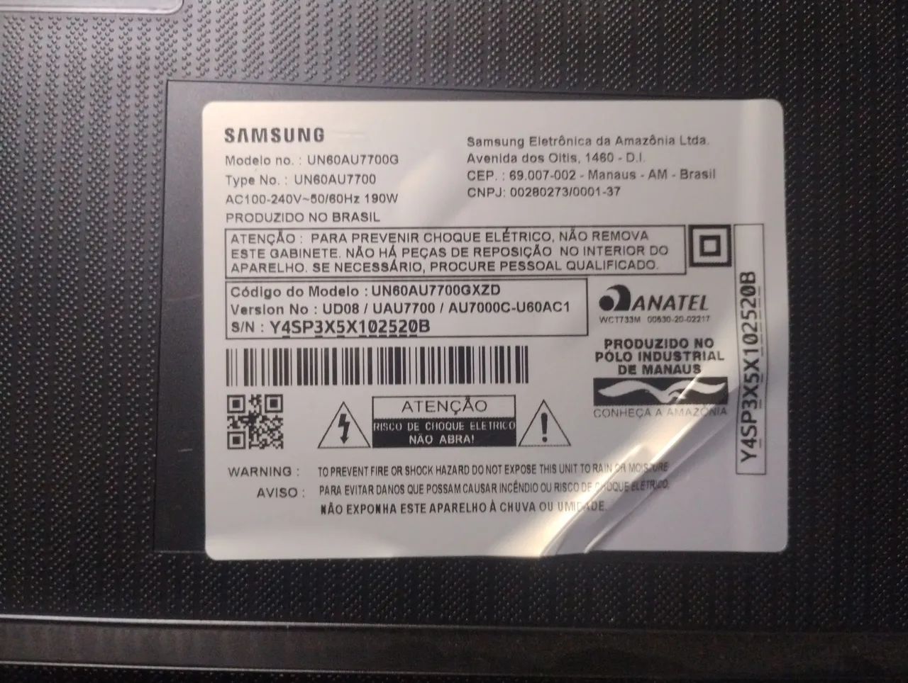 Tv 60 polegadas Samsung display quebrado  - Foto 3