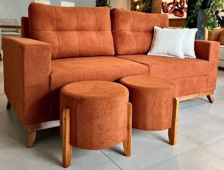 Sofa  com costura italiana - Foto 2