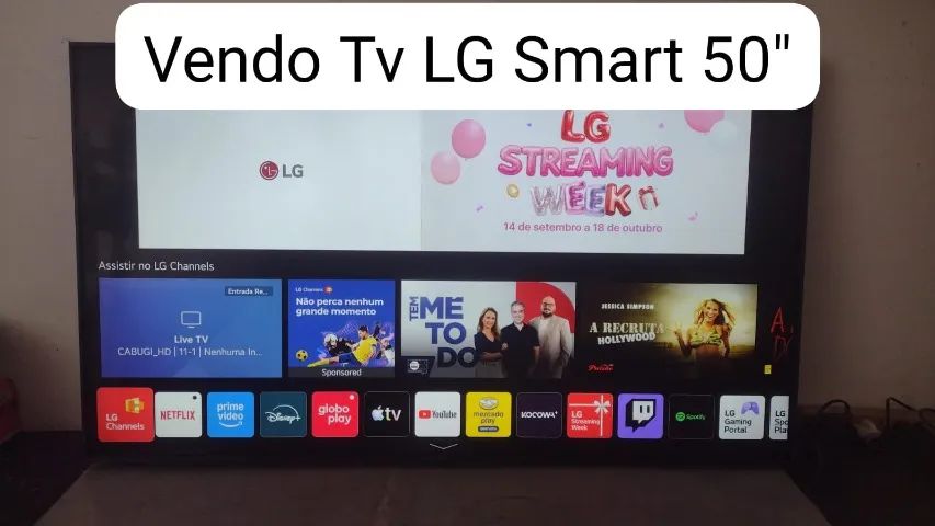 tv lg smart 50"