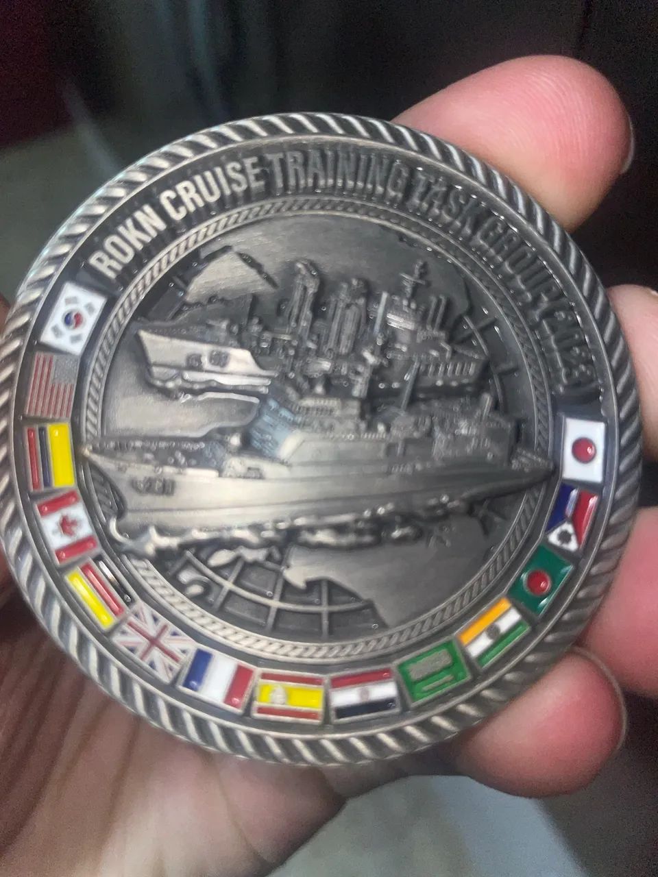 Moeda Militar da Coreia do Sul (peça única)