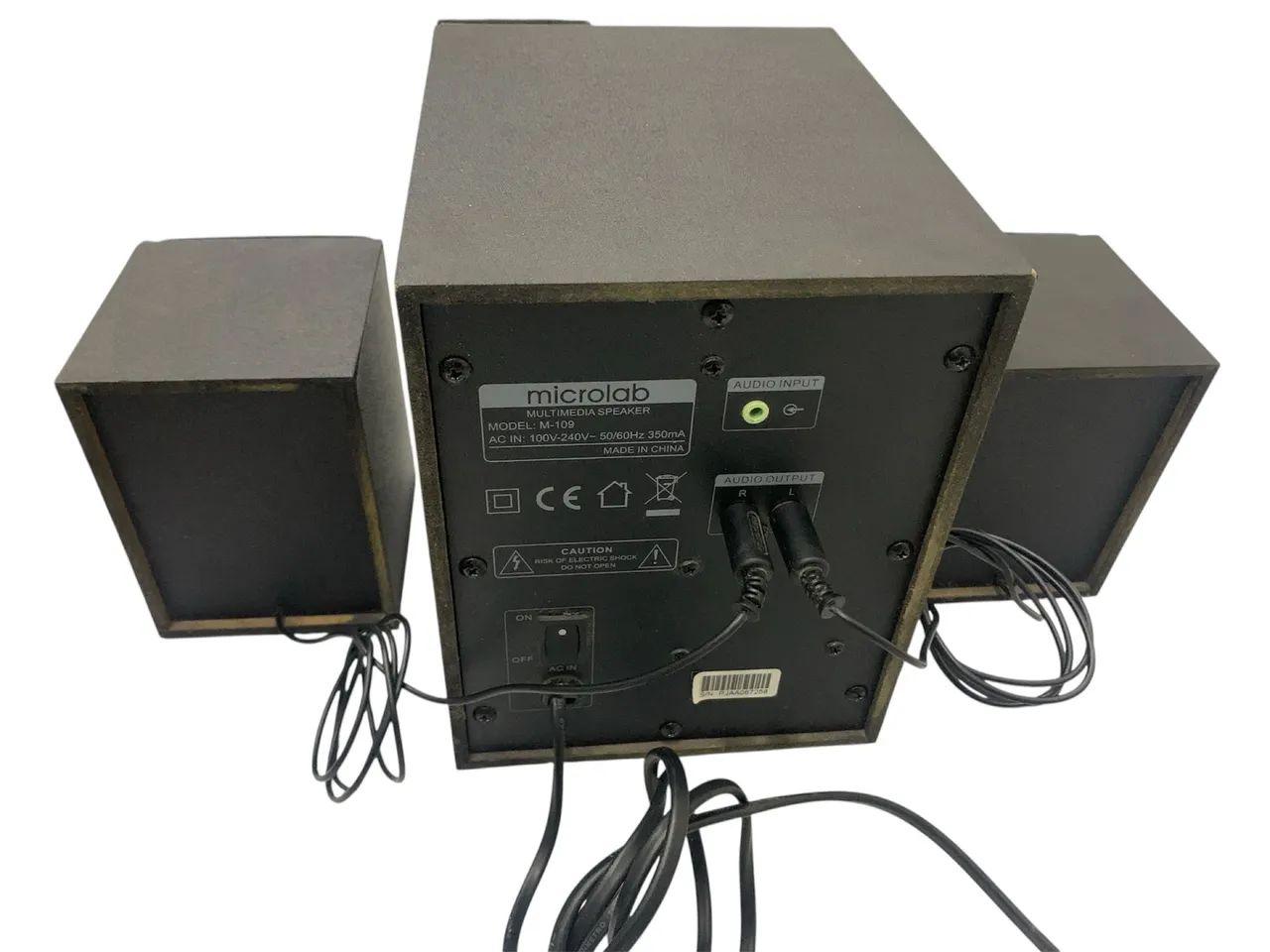 Microlab M-109 2:1 Multimedia Black Speaker - Foto 5