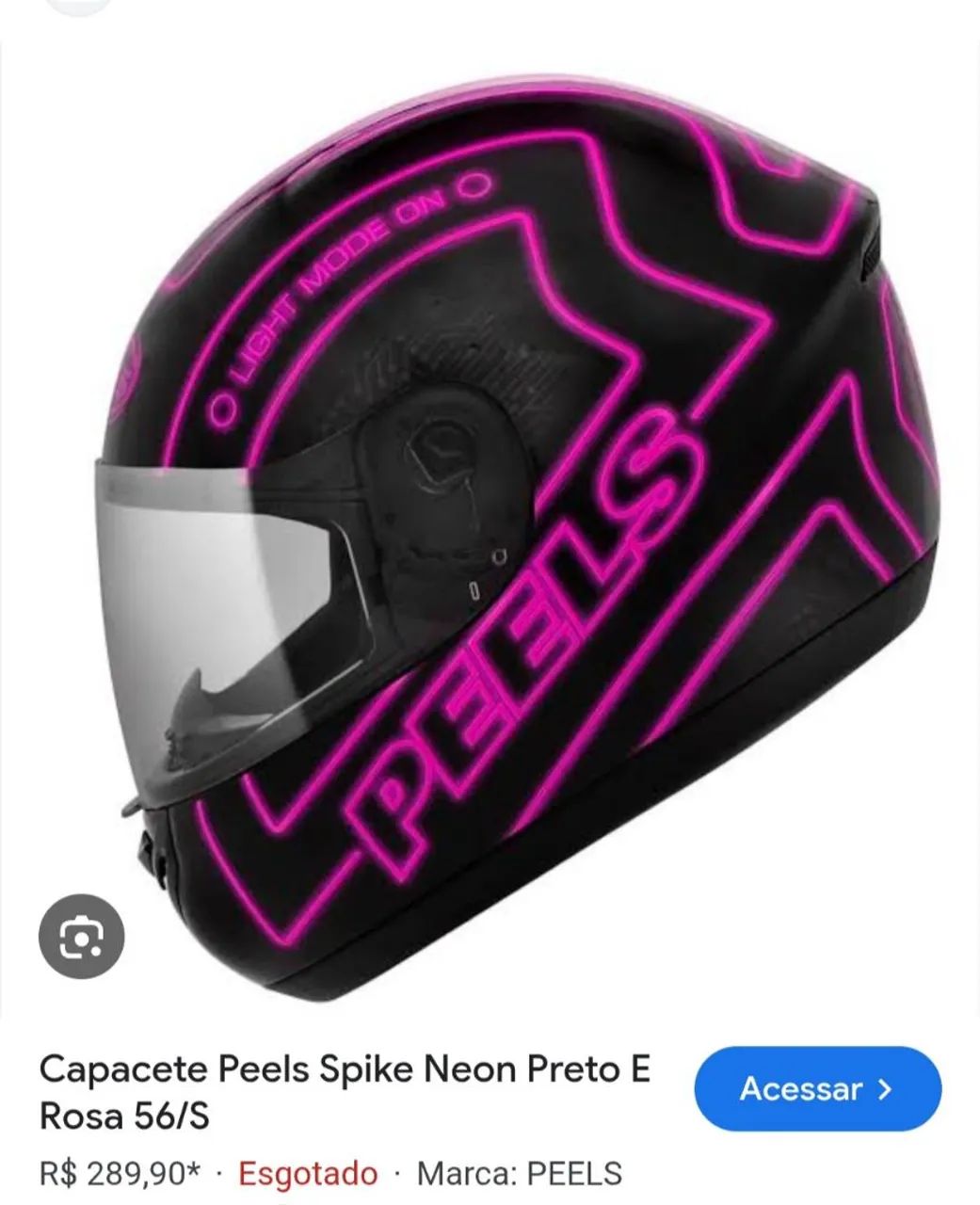 Capacete PEElS Néon 56 - Foto 3