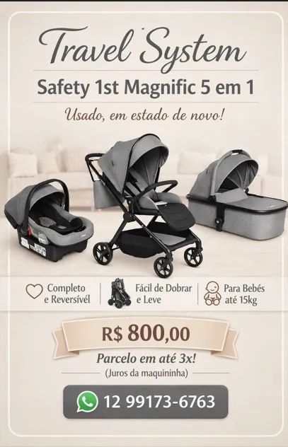 Conjunto carrinho