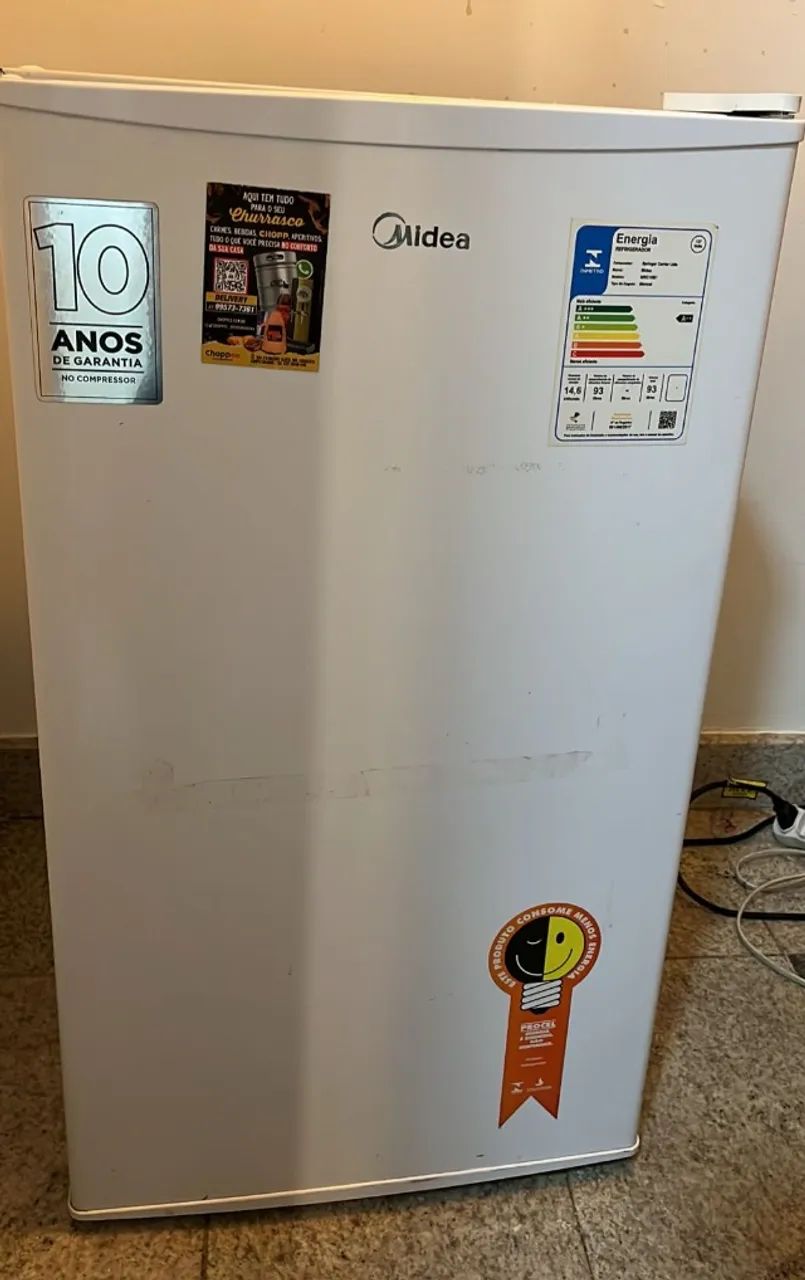 Frigobar Midea 93L Branco - Excelente Estado - Foto 3