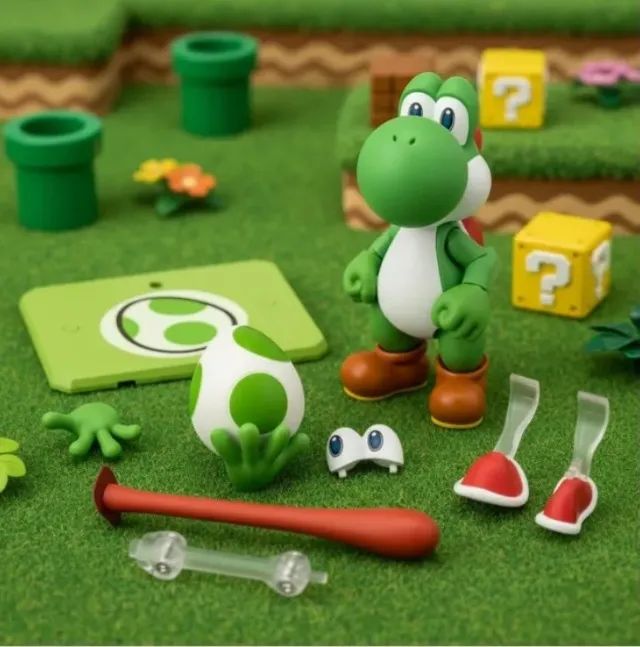Figura de ação S.H.Figuarts Yoshi (SUPER MARIO)  - Foto 5