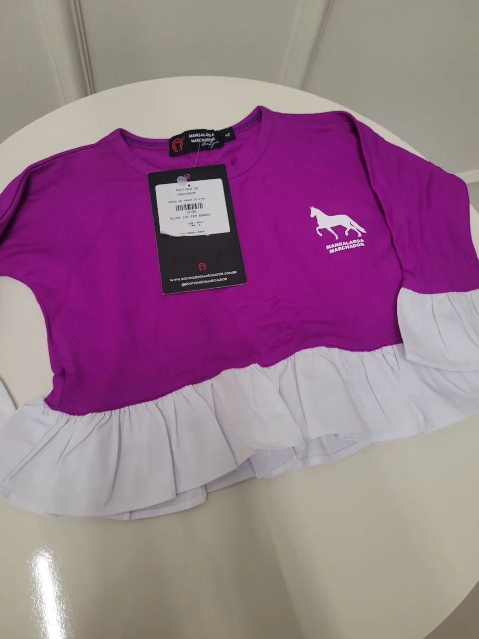 Crooped infantil Da Botique do Machador 