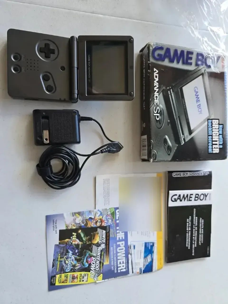 その他 Nintendo Game Boy Advance SP Nintendo Game Boy Advance SP Standard cor azul-pérola | MercadoLivre