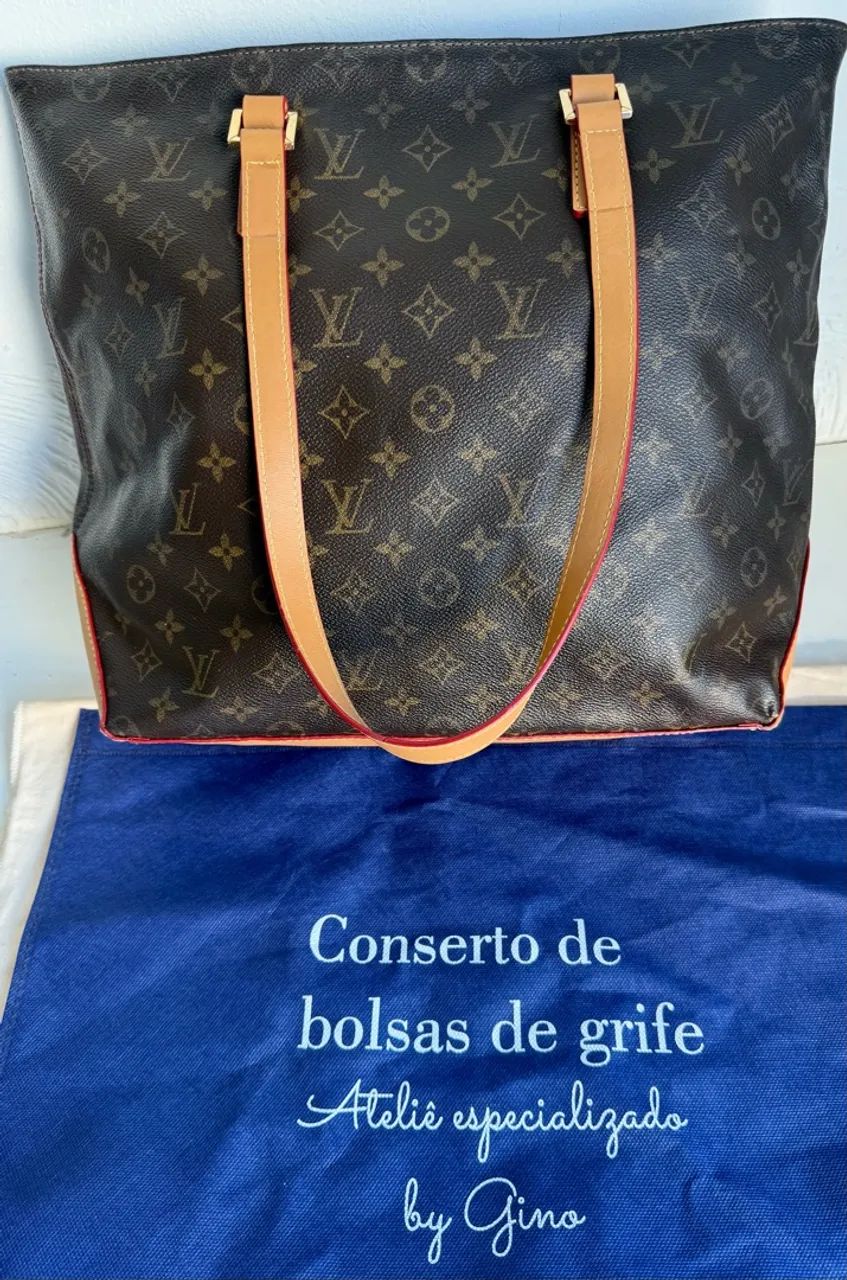 Bolsa Louis Vuitton - Modelo Cabas Mezzo Monogram Autêntica Original - Foto 5