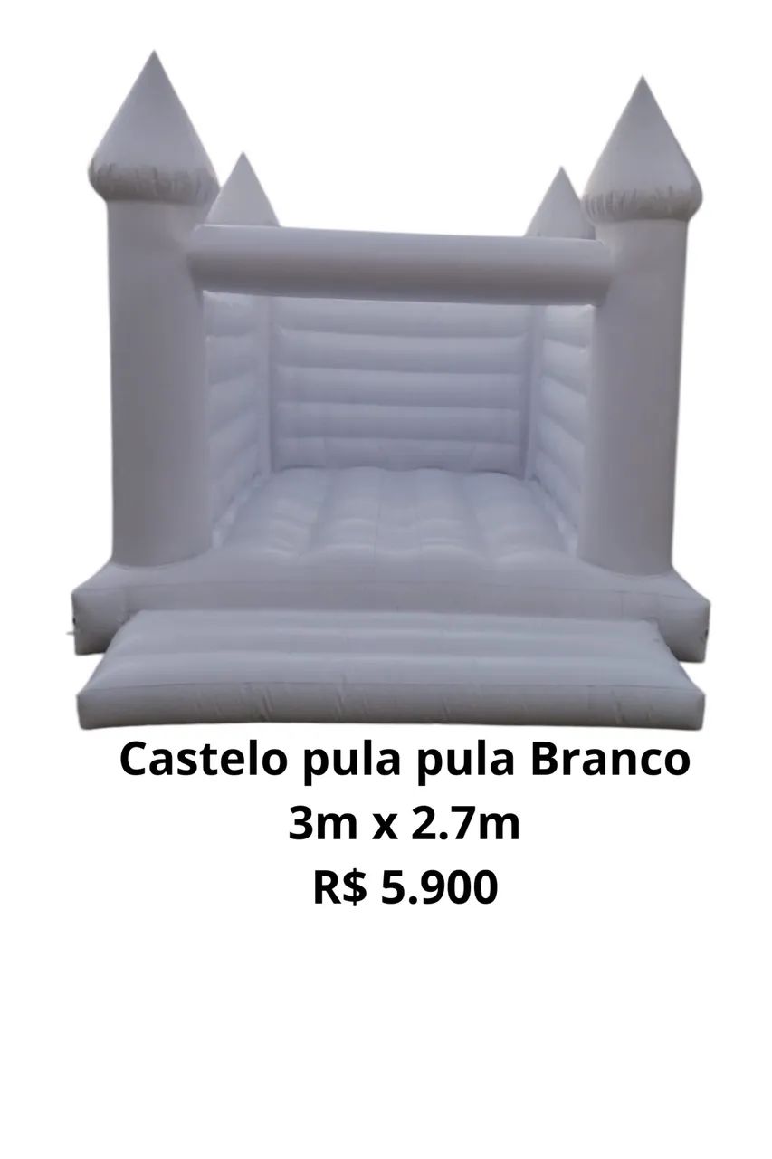 Castelo pula pula branco