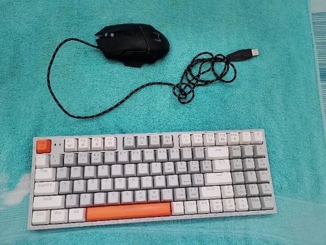 Kit teclado e mouse (usados) - Foto 2