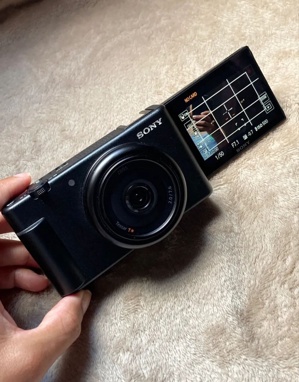 Camera Sony ZV-1F, com luz e microfone - Câmeras e Filmadoras
