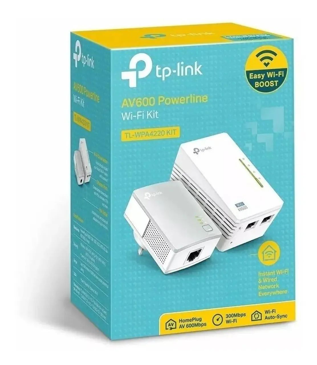 Extensor Powerline Sem Fio Tp-link Tl-wpa4220kit Wpa 4220 - Foto 2